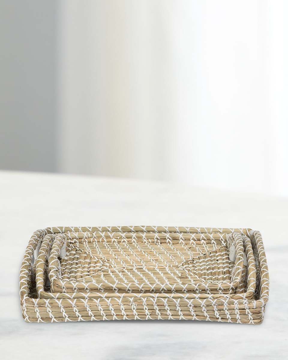 Capraia Coast Decorative Trays, Set of 3